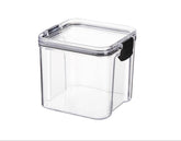 Kuber Industries Small Refrigerator Storage Crisper/Fridge Container with Airtight Lid-Pack of 2 (Transparent)